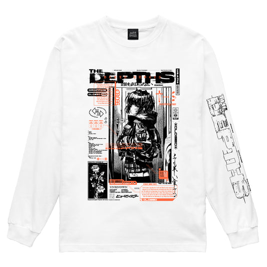 THE DEPTHS LS TEE [WHITE]