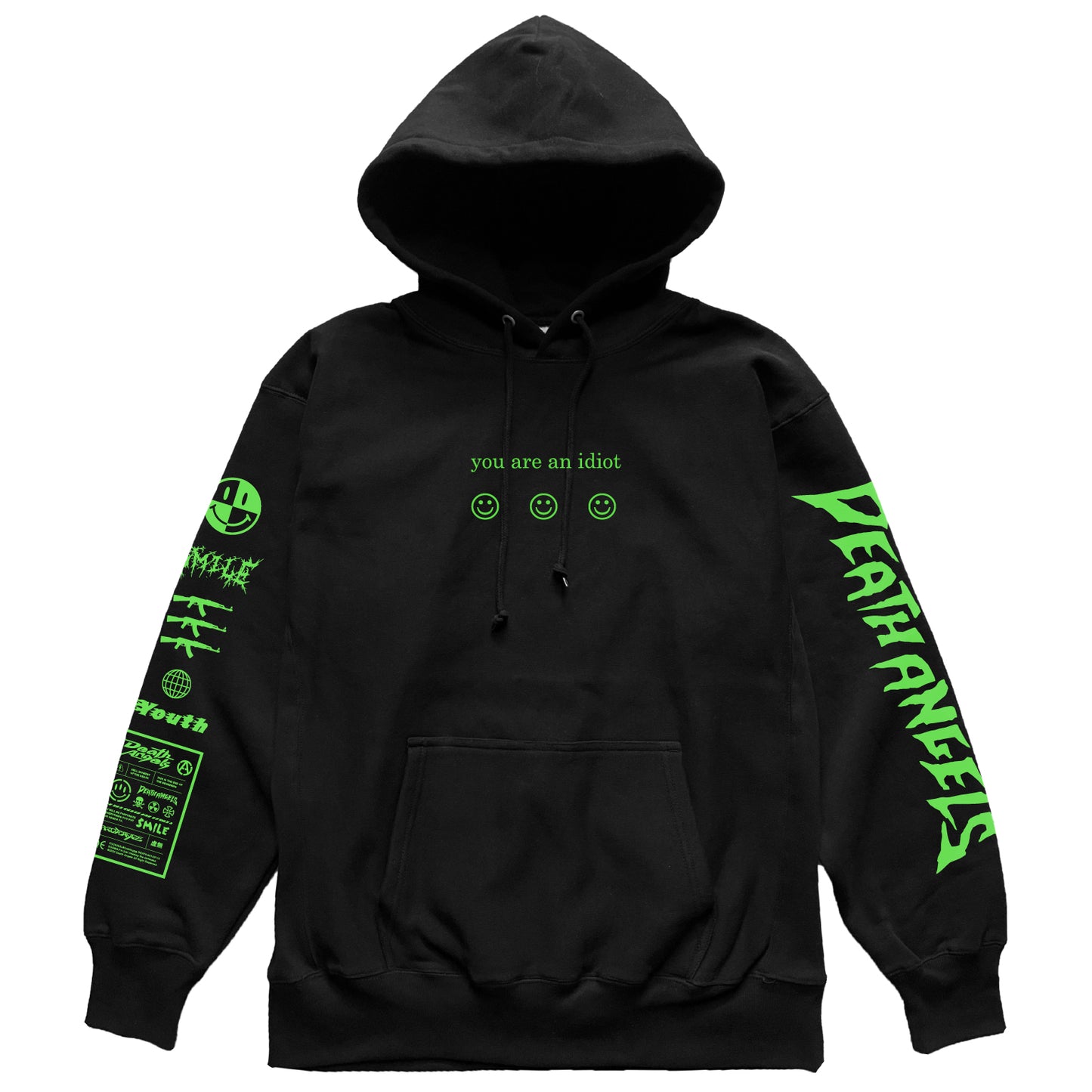 SMILE GREEN HOODIE