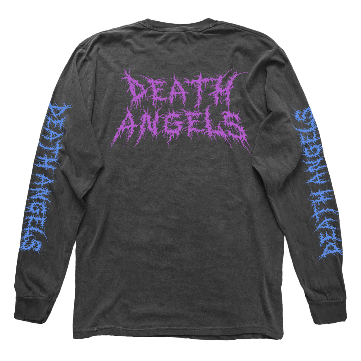 DEATH THUNDER GIRL LS vintage-like tee