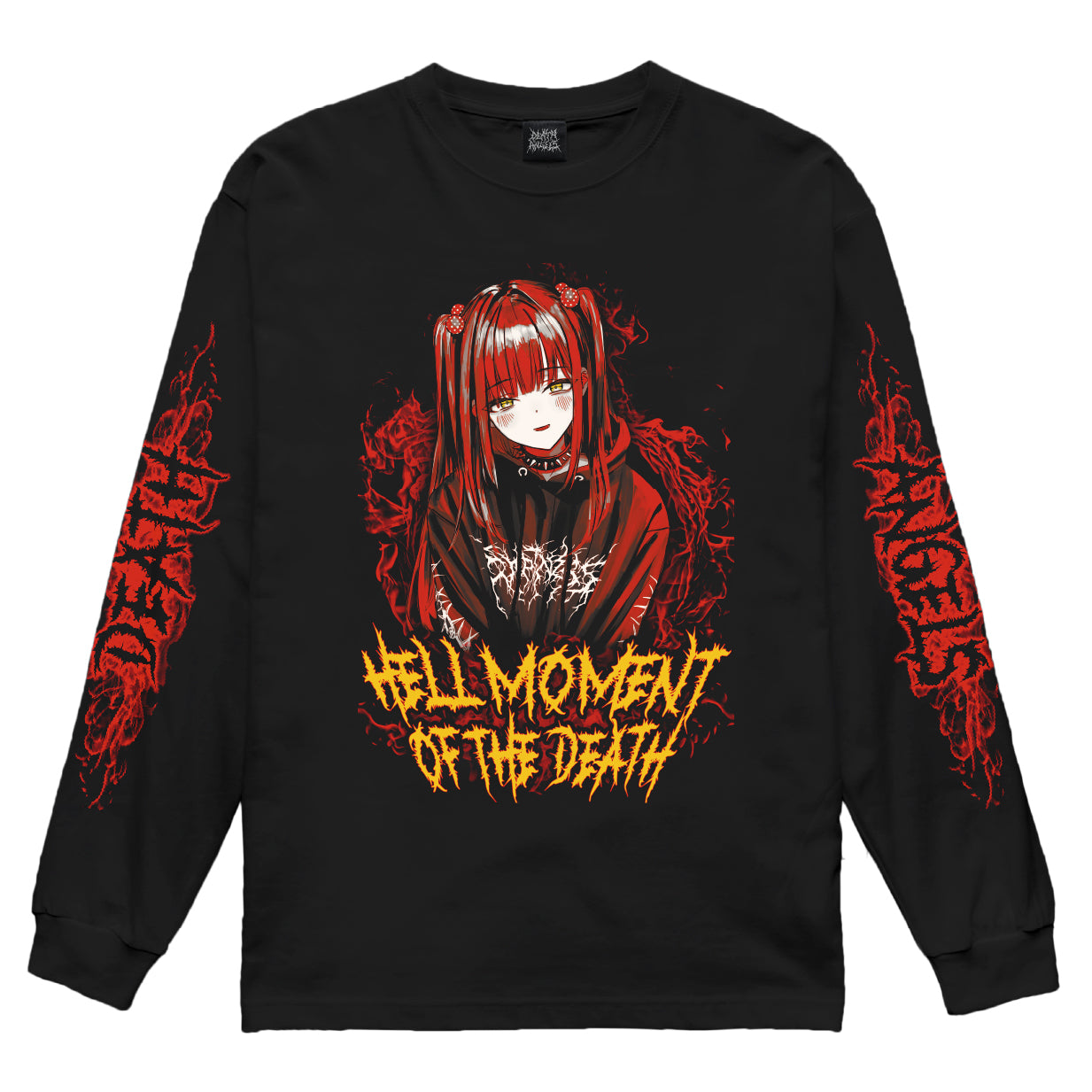 HELL FLAME GIRL LS TEE