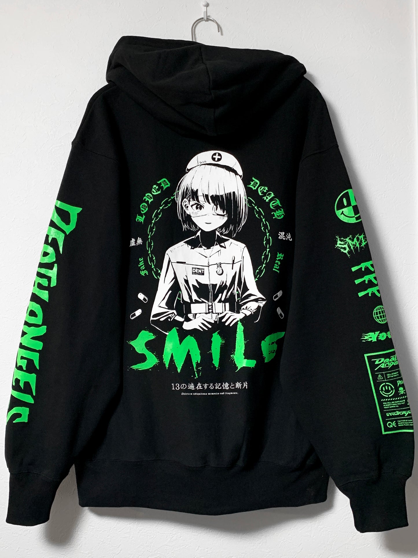 SMILE GREEN HOODIE