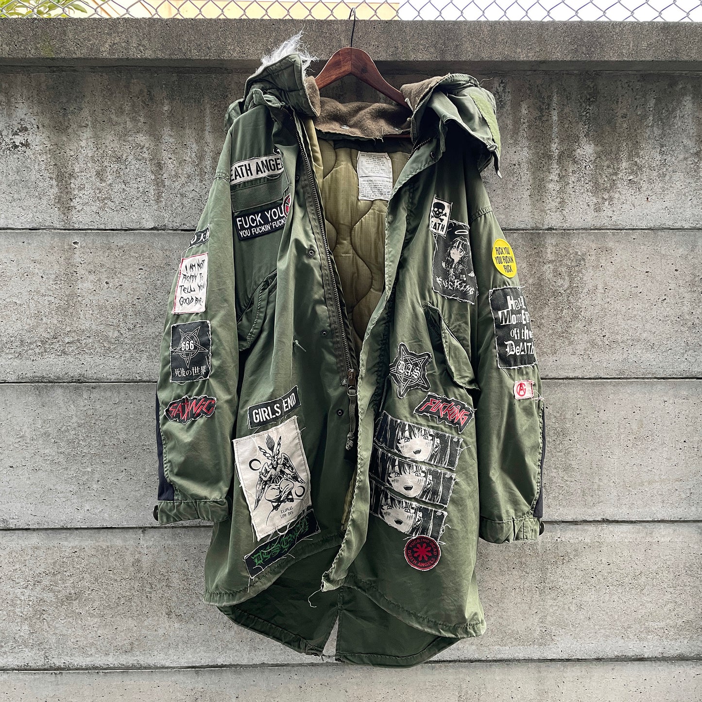 GIRLS END REMAKE M-65 FISHTAIL PARKA