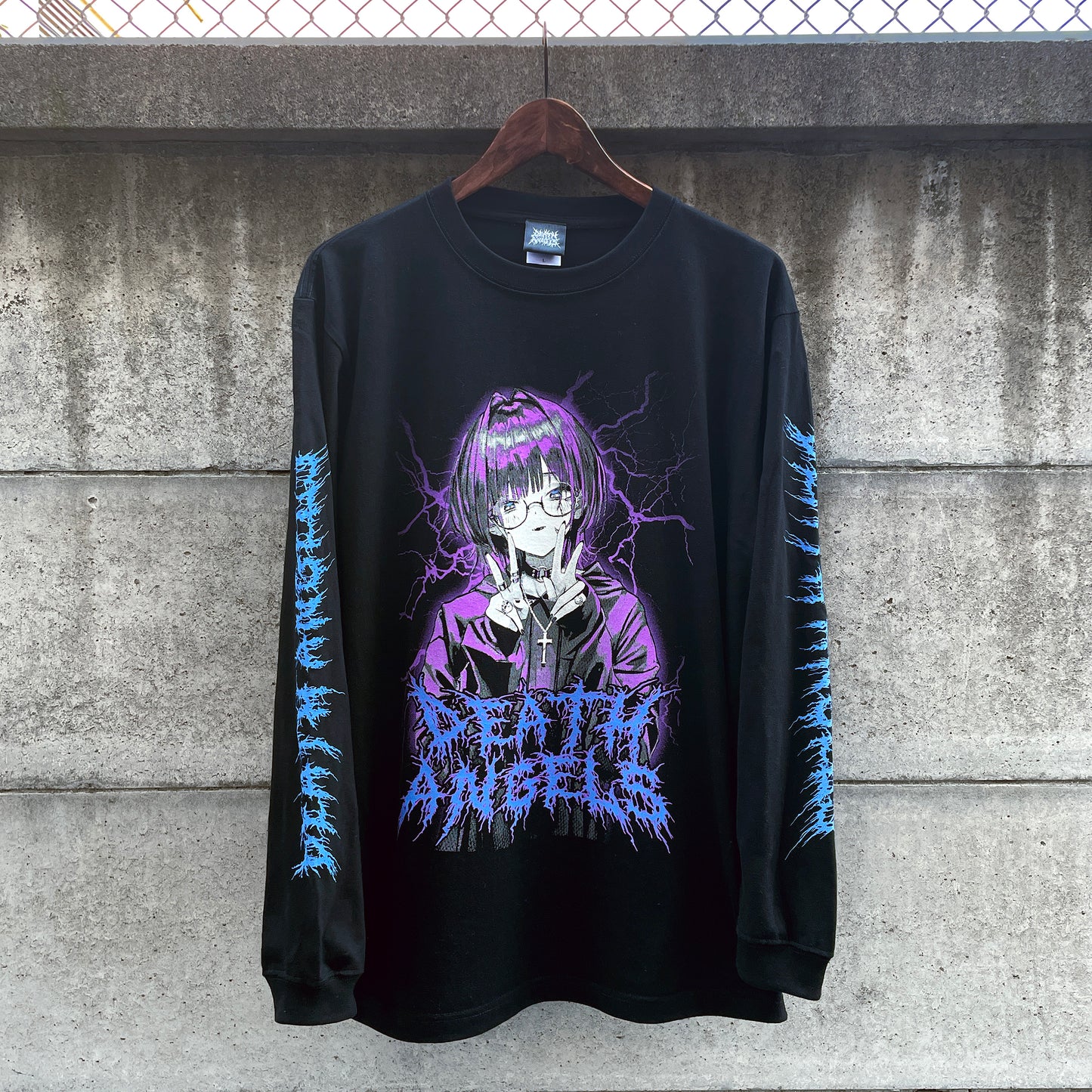 DEATH THUNDER GIRL LS TEE