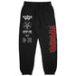 RED METAL LOGO SWEAT PANTS