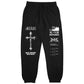 JESUS CROSS SWEAT PANTS