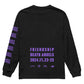 FRIENDSHIP GIRLS FULLCOLOR LS TEE [BLACK]