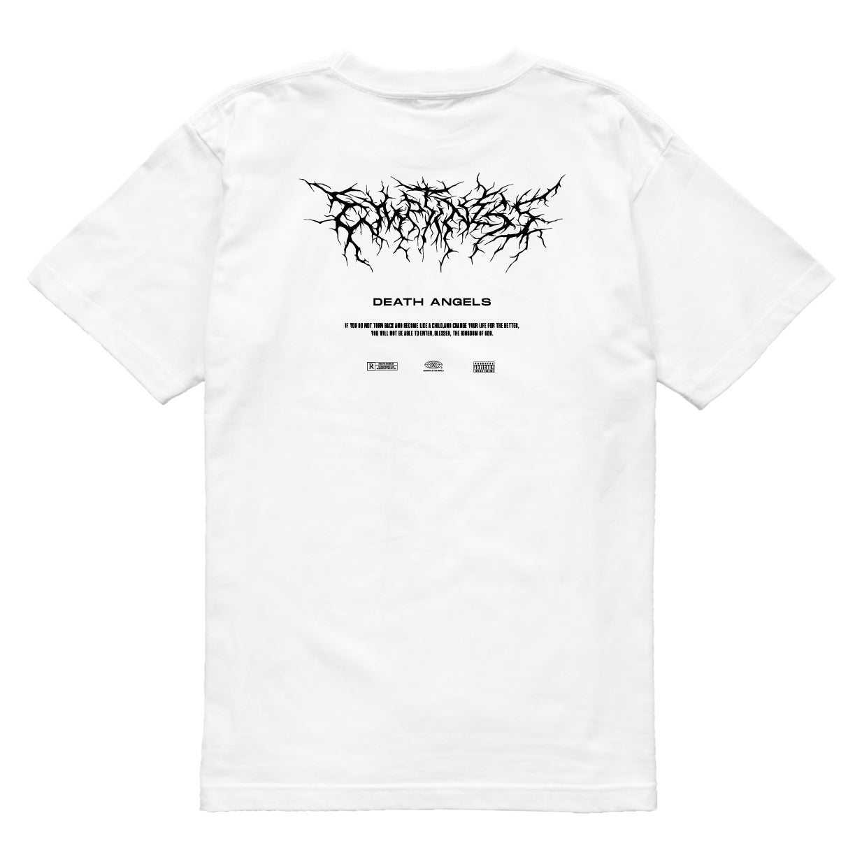 EMPTINESS LOGO IMAGE TEE [WHITE]