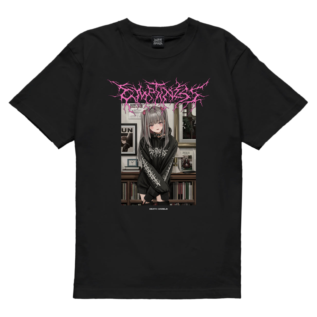 EMPTINESS LOGO IMAGE TEE [BLACK]