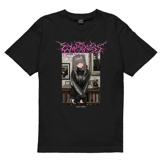 EMPTINESS LOGO IMAGE TEE [BLACK]