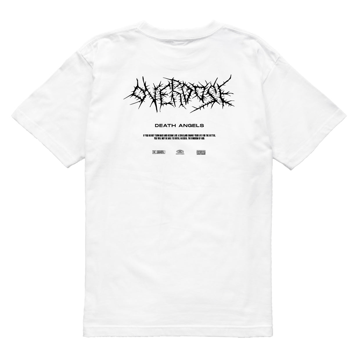 OVERDOSE LOGO IMAGE TEE [WHITE]