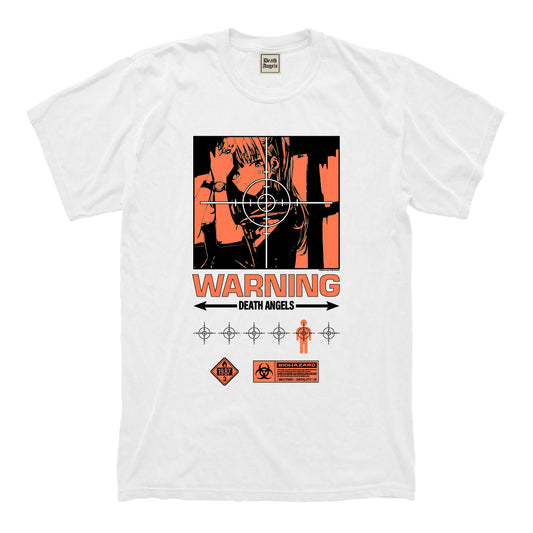 WARNING GIRL TEE [VINTAGE STILE]