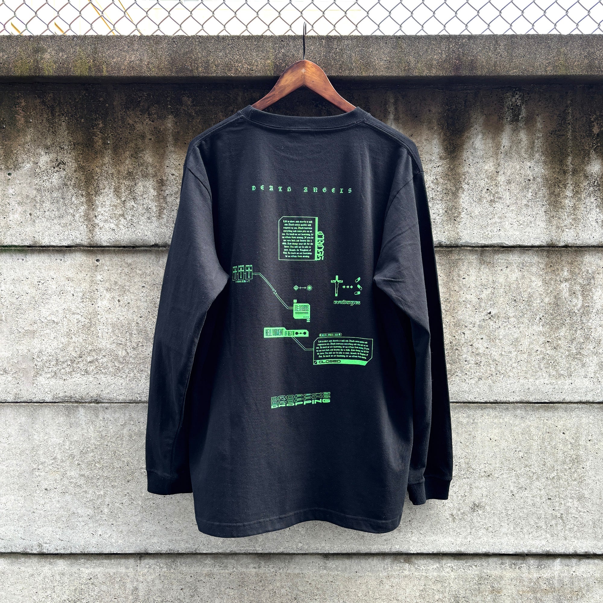 THE DEPTHS LS TEE [BLACK] – DEATH ANGELS