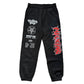 RED METAL LOGO SWEAT PANTS