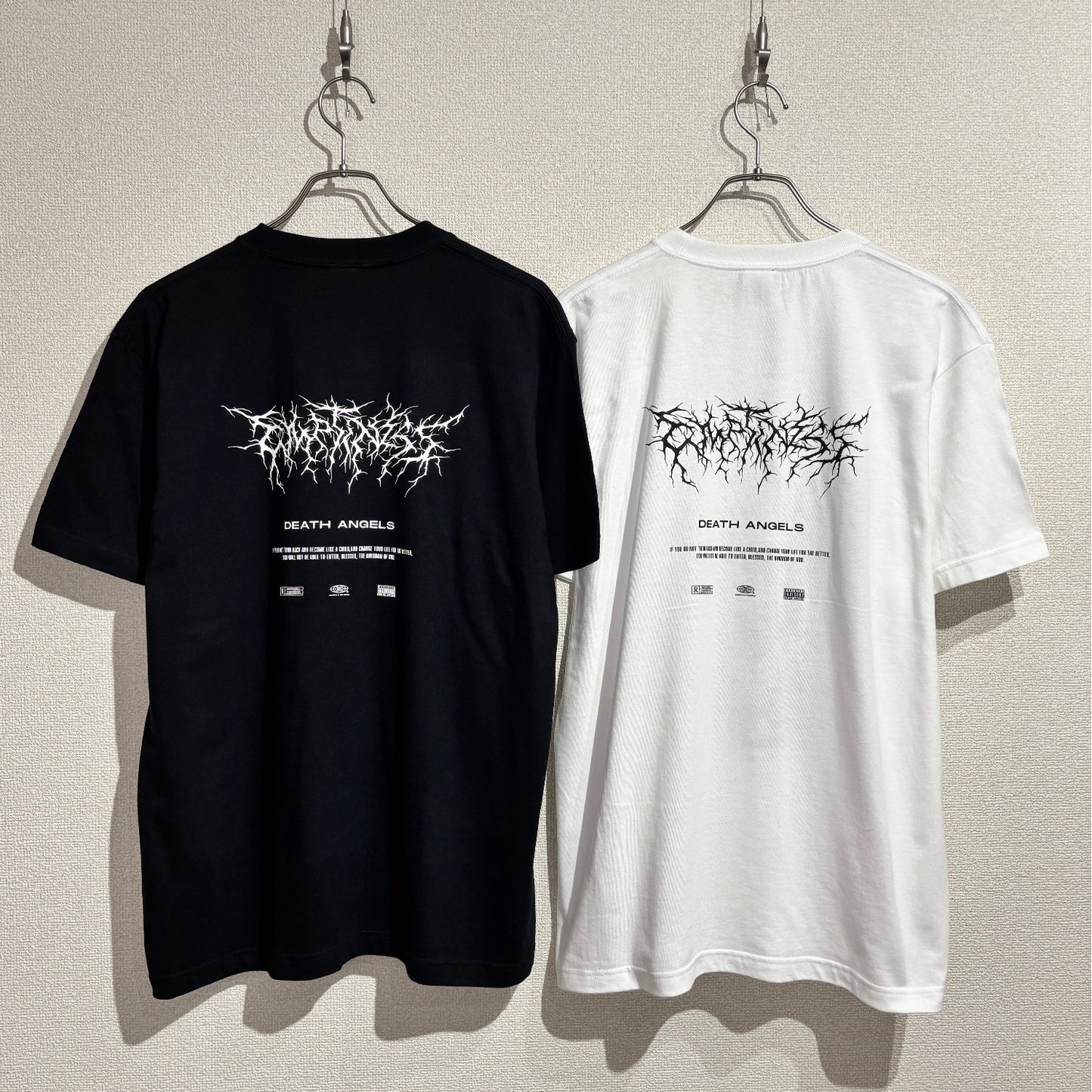EMPTINESS LOGO IMAGE TEE [BLACK]