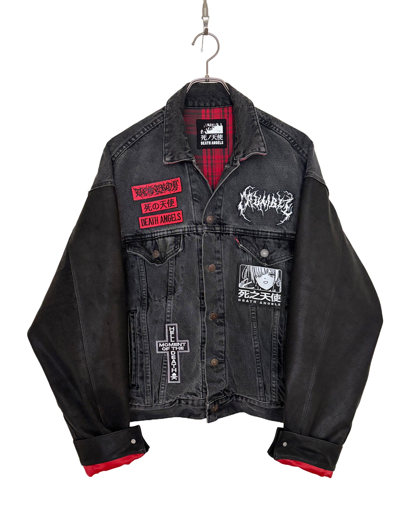 LEATHER MIX REMAKE DENIM JACKET [No.2]