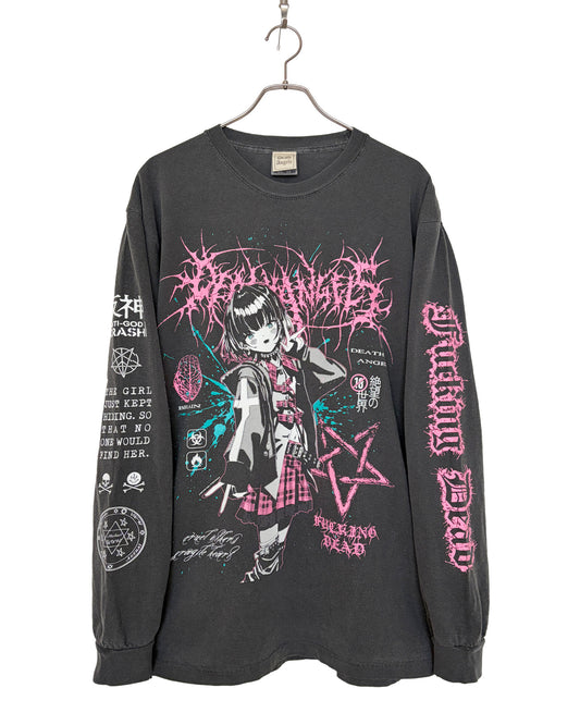 BRUTAL GIRL LS TEE [VINTAGE STYLE]