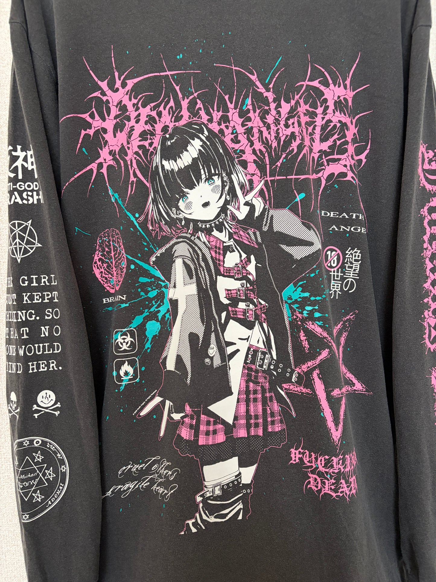 BRUTAL GIRL LS TEE [VINTAGE STYLE]