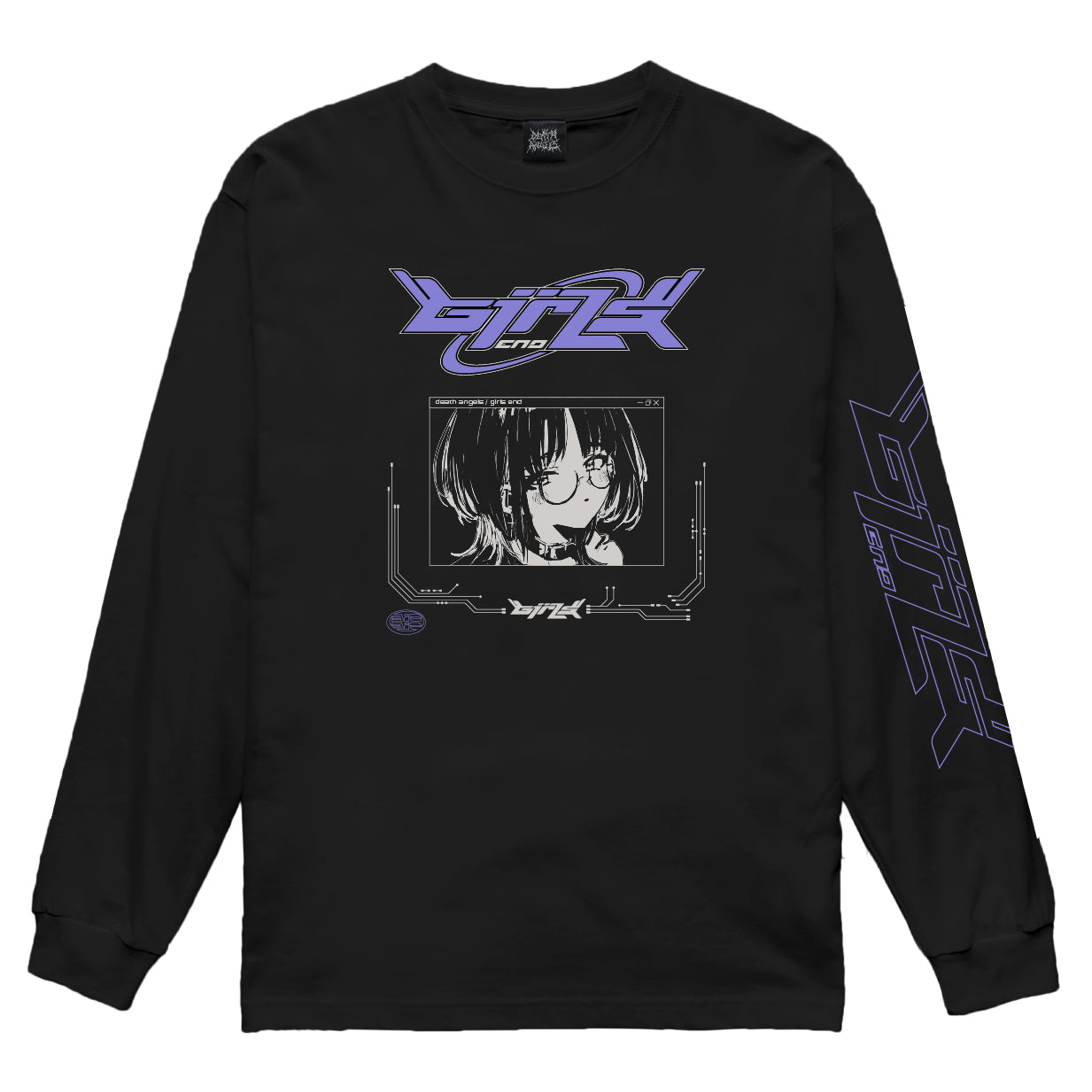 MEGANE GIRLS LS TEE [BLACK]