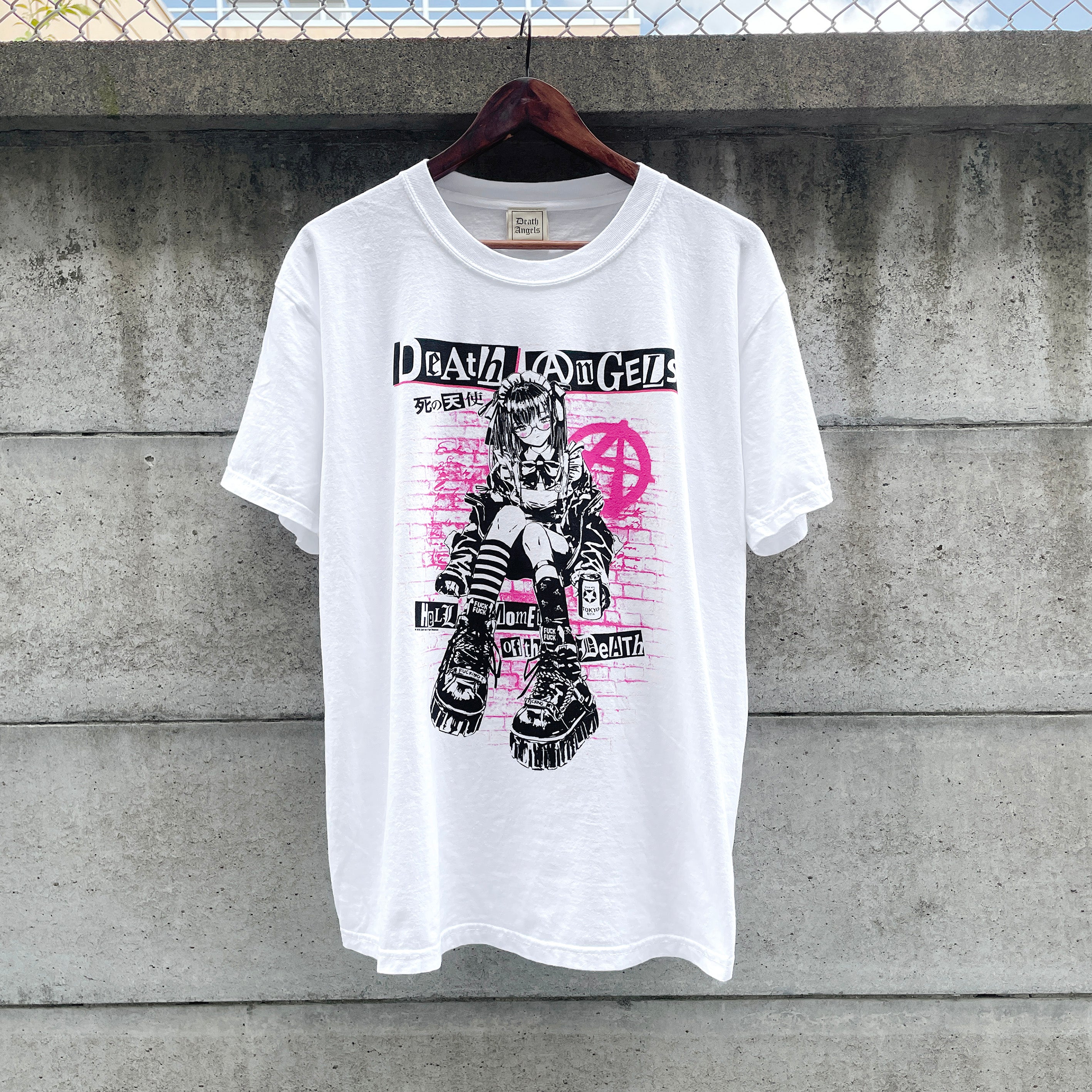 ANARCHY MAID vintage-like tee