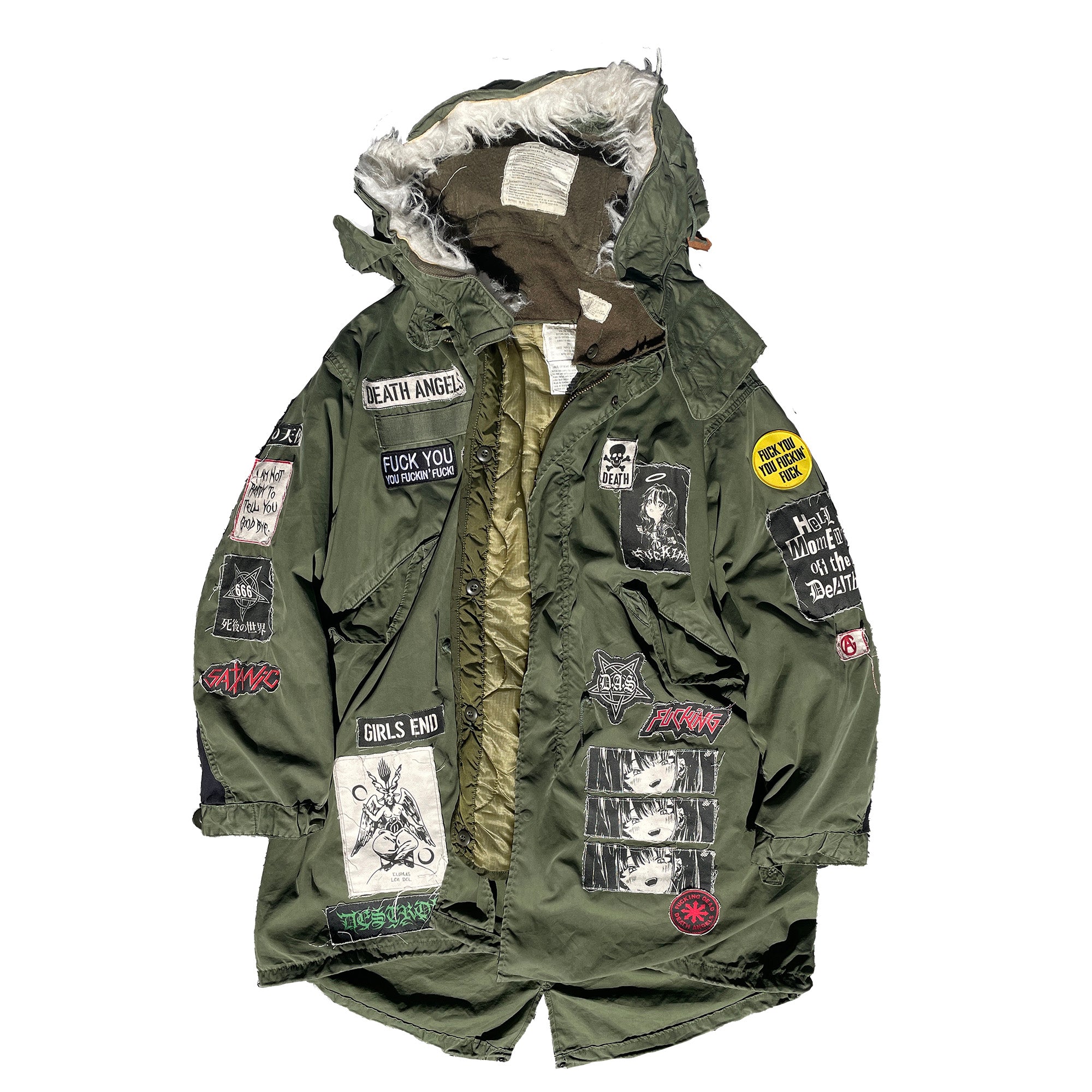 GIRLS END REMAKE M-65 FISHTAIL PARKA